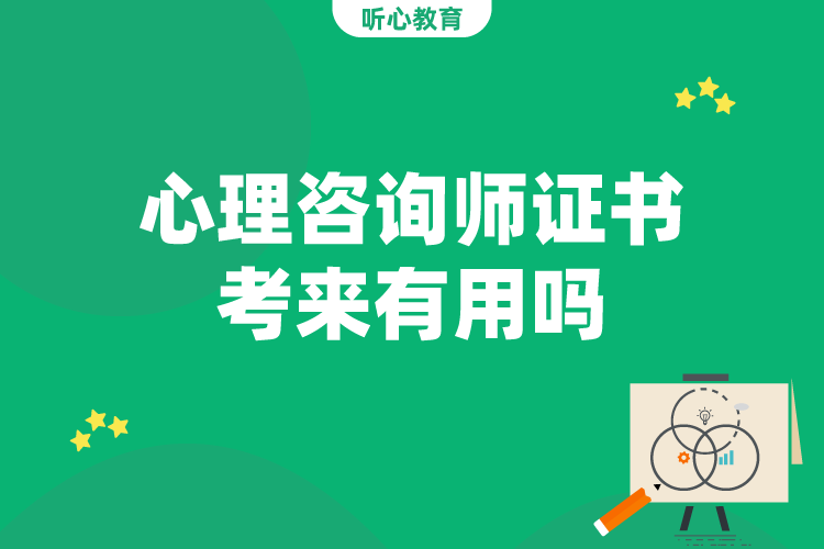现在的心理咨询师证书都不具备从业资格，考来有用吗？