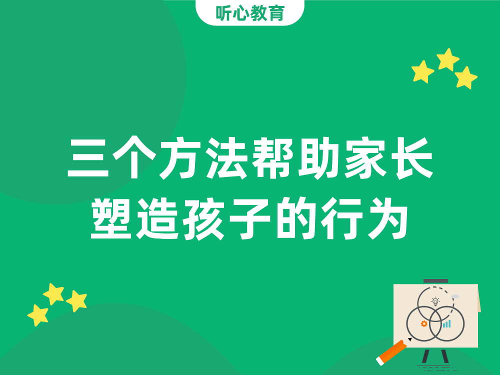 三个方法帮助家长塑造孩子的行为