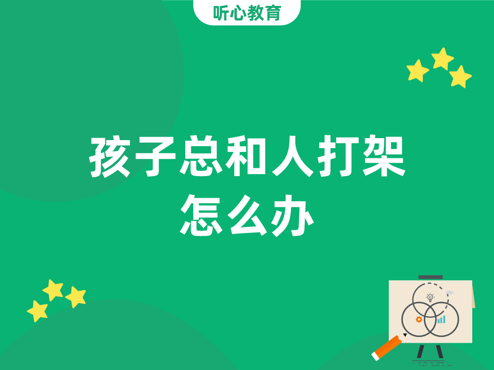 孩子总和人打架怎么办?