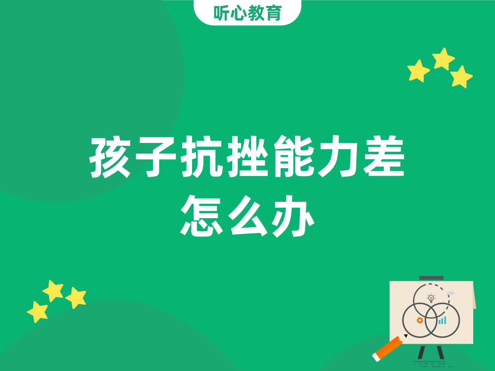 孩子抗挫能力差怎么办?