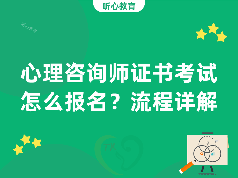 心理咨询师证书考试怎么报名?流程详解!