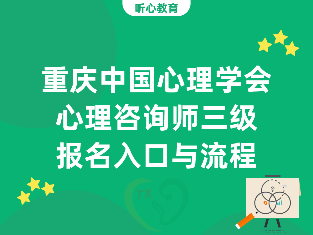 重庆中国心理学会心理咨询师三级报名入口与流程