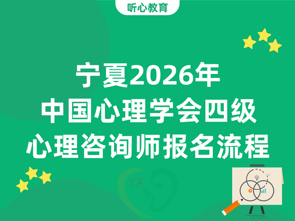 宁夏2026年中国心理学会四级心理咨询师报名流程详解